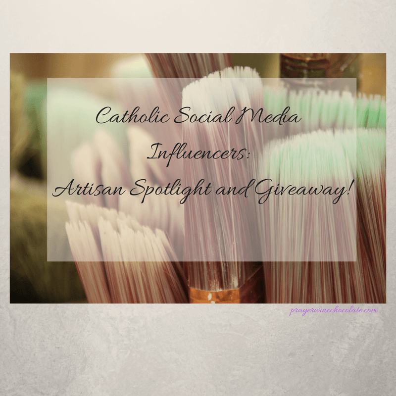 Catholic Social Media Influencers- Artisan Spotlight and Giveaway!